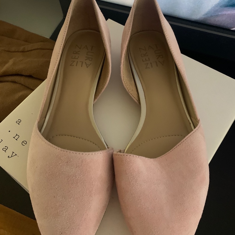 Light pink flats